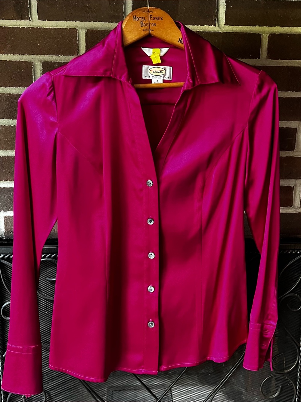 Talbots petites silk blouse